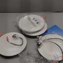 Sunco 6 Inch LED Recessed Light Retrofit, Can Lights for Ceiling, 1700 LM High Brightness, Selectable CCT 2700K/3000K/4000K/5000K/6000K, 17W=120W, Dimmable, Baffle Trim, Damp Rated UL 4 Pack. (White)