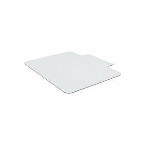 Lorell Tempered Glass Chairmat with Lip 48" x 42"