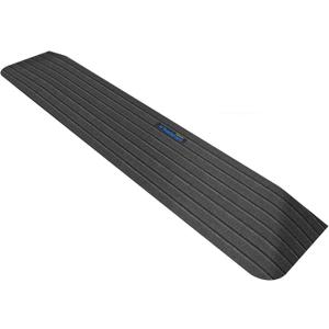 Ruedamann 1 Rise Threshold Ramps for Doorways, 2200 Lbs Load Capacity Wider Non-Slip Rubber Threshold Ramp, Portable Wheelchair Ramp for Home Steps, Curbs, Strollers, Power Scooters, Cuttable