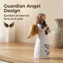 Guardian Angel Girl Embrace Dog Memorial Gifts for Loss of Doggy Pet Memorial Gifts for Pooch Death Sympathy Gifts for Loss of Doggie Passing Away Gifts Puppy Remembrance Gift
