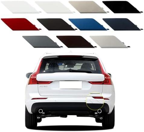 Goholy Car Rear Bumper Tow Hook Cover Compatible with Volvo XC60 2018 2019 2020 2021 Trailer Cover Cap 31449210 398490342 Small Lid Towing Eye Cap Denim Blue Right Passenger Side