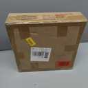 Drink Table, Small Round Side Table for Small Spaces, Modern Accent Round End Tables with Metal Leg, Thickened Wood Pedestal Coffee Tables for Living Room, Bedroom, Narrow Corners,Sofa Couch (Rustic Brown)