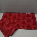 FUTEI Christmas Tree Pillow Covers 12x20 Set of 2, Red Xmas Decorations Soft Fluffy Winter Lumbar Pillow Covers for Couch Sofa Bedroom Holiday Festivals Home Decor