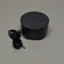 Wooden LED Digital Alarm Clock for Desk  Modern Aesthetic Wood Clock with Adjustable Brightness, 3 Alarms, Large Display, AC Powered Stays On When Plugged in (Black)