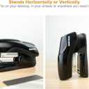 Bostitch Office Heavy Duty Stapler, 40 Sheet Capacity, No Jam, Half Strip, Fits into the Palm of Your Hand, For Classroom, Office or Desk, Black