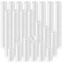 Pasimy 200 Pcs White Nylon Spacers 1/2 '' Thick, 1/2 '' Od 0.194 '' ID Round Rubber Plastic Washers Electrical Outlet Screw Spacers for Robotics Electrical Screws, Switch and Receptacle