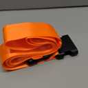 Car Seat Belt Strap to Suitcase, Convert Kid Car Seat and Carry-on Luggage to Airport Stroller Carrier,Safe Travel Solution for Transport (Orange)