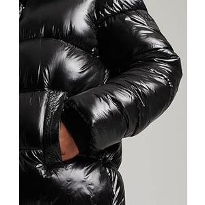 Superdry Women's Code XPD Sports Puffer JKT, Black, 16