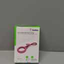Belkin Apple Airtag Secure Holder With Strap - Apple Air Tag Keychain - Airtag Holder With Strap For Key Ring - Airtag Keychain Accessories - Scratch Resistant Airtag Case With Raised Edges - Pink
