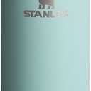 Stanley AeroLight Transit Bottle 20 oz | Locking Drink Through Lid | Leak Resistant Water Bottle or Coffee Travel Mug | Lightweight Insulated Stainless Steel | BPA-Free | Seafoam