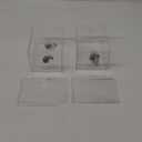 KYODOLED Clear Donation Box for Fundraising, Suggestion Box with Lock and Key, Raffle Box for Tickets with Sign Holder, Tip Jar for Event and Organization, 6.2"x4.6"x4", 2PACK(Sign Card Not Contain)