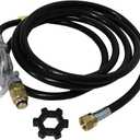 Mr. Heater 12-Feet Hose/Regulator Assembly with Restricted Flow Soft Nose P.O.L.