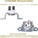 Monkemon 134792700 Dryer Heating Element, 137032600 Thermal Limiter and 3204267 Thermostat Compatible with Electrolux Frigidaire Dryers, Replacement PS2349309 AP4368653 AP4368739 PS2349395 and AP21314