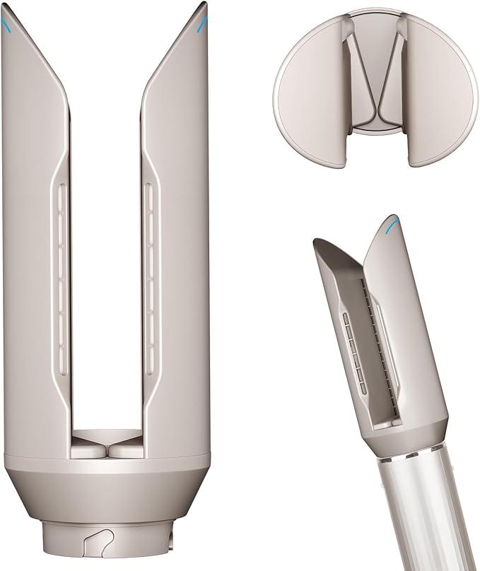 Chivixe Hair Smooth Attachment for Shark Flexstyle, Gentle Airflow Smooth Nozzle for Shark Flex Style HD400 Series, Hair Straightener Styling from Curly Coily Wet to Straight Smooth Sleek Shiny Hair