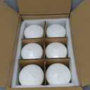 Candle Charisma White Pillar Candles Bulk Pack of 6  (3x4 Inch) Long-Lasting 70-Hour Burn, Dripless & Smokeless  Perfect for Hassle-Free Decor at Weddings, Fall Table Centerpieces & Special Events