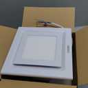 FASDUNT 120 CFM Bathroom Exhaust Fan with Light, 1.0 Sones Ultra Quiet Ceiling Ventilation Fan with 5000K Daylight LED, No Attic Access Needed, Perfect for Bathroom Remodel