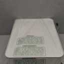 ZICOTO Beautiful Bread Box With Wooden Lid For Your Kitchen Countertop - Spacious Container Perfectly Stores Your Homemade Bread, English Muffins & Bagels - Quality Cutting Board Lid Keeps Loaf Fresh (Cream)