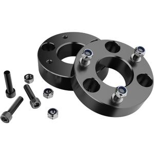 2" Front Leveling Lift kit for Dodge Ram 1500 2006-2024 4WD, Lifronkit Raise 2 Inch Front Strut Spacers Compatible with Dodge Ram Suspension Lift Kits 2006-2023 Black Anodized(new version)