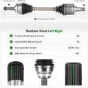 Front Left Driver Side CV Axle Shaft Assembly Fit For Toyota Camry 3.5L 2007-2017 & Camry 2.5L 2010-2011 (Automatic Transmission Only), Avalon 3.5L 2008-2018, for Lexus ES350 3.5L 2007-2022