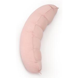 Peallow(Pat. Pend)  Long Round Body Pillow for Adults, Bolster Pillow for Sleeping, Soft and Supportive Pillow for Sleeping & Lumbar Support (29.5", Soft Pastel Pink)