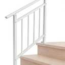 Handrails for Outdoor Steps,1-3 Step Stair Handrail & Indoor Stair Railing KitWhite Railings for Outdoor Steps and Hand Rails for Seniors for Porch(3 Step-White)