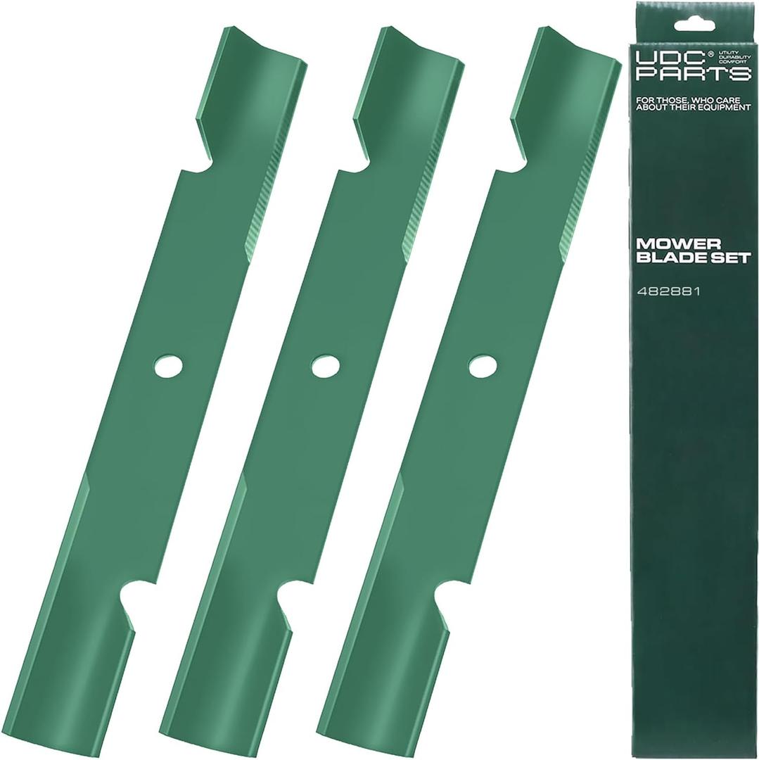UDC Parts 482881 Scag 61 Inch Mower Blades Replacement, 3 Pack, High Lift