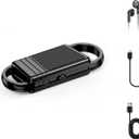 72GB Voice Activated Recorder  Tallkcoder Recording Device with AIIntelligent Noise Reduction for Lectures Meetings, Dictaphone Digital Voice Recorder, Audio Recorder for Interviews, Class, MP3