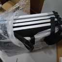 Dog Ramp for Car, Extra Wide Dog Stair for Large Dogs Car, Pet Steps Light Weight Aluminum Foldable Dog Steps for Cars and SUV,High Beds, Trucks, Supports up to 200 lbs