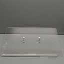 Acrylic Podium Stand Portable, Rolling Podium with Wheels, Clear Podium with Storage Shelf, Lockable Wheels, Adjustable Height pulpits for Churches, Classroom, Weddings, Speech