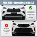 Gloss Black Front Bumper Lip Splitter for Toyota Highlander 2020-2026