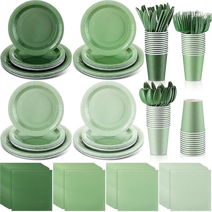 Nuogo 168 Pcs Tableware Set Green