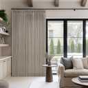 70 Inch Width Taupe Curtains 90 Inches Long Linen Curtains Pinch Pleated 90 Inch Length for Living Room Bedroom Semi Sheer Back Tab Hooks Rings Pinch Pleat Patio Glass Door 1 Panel Burlywood Birch