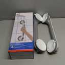 TAILI Grab Bars for Bathtubs and Showers 2 Pack Suction Grab Bar, Heavy Duty Shower Handle Removable Bath Handrails for Seniors and Elderly, Bathroom Safety Grip No Drilling Waterproof,Grey (16.8", Gray)