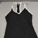 Danysu V Neck Racer Back Tank Top for Women Padded Ribbed Long Tank Fitted Basic Cami Tops XL