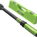 1/2 Drive Click Torque Wrench Dual-Range10-170.0ft.lb/13.60-230.5Nm3% Precision Torque Wrench 1/2 Drive, 72 Tooth Dual-Direction Adjustable Torque Wrench for Bicycle, Moto and Car Maintenance (1/2 Inch (10-170 ft.-lb.) Single)
