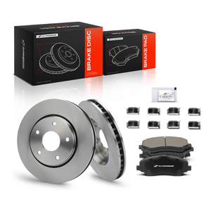 A-Premium 11.88 inch (301.8mm) Front Vented Brake Rotors & Ceramic Pads Kit
Compatible with Chrysler, Dodge, Ram and Volkswagen Models - Town & Country/Grand Caravan 08-16, Journey 09-13, Routan, C/V