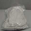 MooMee Striped Duvet Cover Set 100% Washed Cotton Linen Like Textured Breathable Durable Soft Comfy (Tannish Linen Grey White Pinstripes, Queen 90"x90")