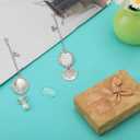 2pcs Graduation Cap Photo Charms 2025, 2 Styles Antique Graduation Cap Memorial Photo Charm Creative Tassel Personalized Custom Decoration Gifts