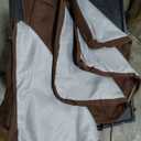 17'' x 16'' x 2.5"Thick Chair Cushions for Dining Chairs, 4 Pack WaterProof Easy Clean Kitchen Chair Pads with Ties and Non-Slip Backing - 30D High Elastic Foam Soft Kitchen Chair Cushions (Brown)