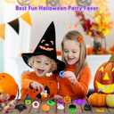 NPET 36pcs Halloween Mochi Squishies Toy, Kawaii Halloween Party Favor Squishies Toy Treats Goody Bag Filler Gifts, Ghost Spider Squishies Decoration Toys Stress Relief Toys Kids