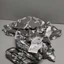 Floral Printed Fleece Wingback Chair Slipcover - 1-Piece Super Stretch Wing Chair Cover, Elastic Bottom for Easy Fit, Modern Style Furniture Protector (Grey)