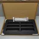 RV 20" Refrigerator Upper/Lower Side Wall Vent with Mesh Insect Screens for Campers Trailers (Black)