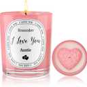 Aunt Mothers Day Gifts - Best Aunt Ever Candle, Funny Scented Candle for Auntie, Unique Birthday Gifts Ideas from Niece Nephew, Lavender Scented Candle 6oz