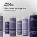 Paul Mitchell Platinum Plus Violet Toning Drops, Banishes Brass + Intensely Tones, Ideal for Blonde, Highlighted, Gray or Silver Hair, 0.85 fl. oz