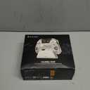 ManbaOne Interactive Screen Wireless Gaming Controller for PC/Switch/Switch 2/iOS/Android,Hall Effect Stick & Trigger,RGB Lighting,Remappable Buttons,1800mAh with Charging Dock (White)