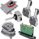 MUNIK 6 Pcs Set Left Right Turn Signal&LED Headlight Module Compatible with BMW 2009-2013 520i 523i 530i 535i F10 F11 Replace# 63117271901 63127262731 63117316217 63117237647 D1S6000K