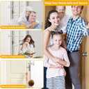Home Security Door Reinforcement Lock for Children and Senior Premium Interior Door Latches with Alarm for Interior Doors to Defend Your Home