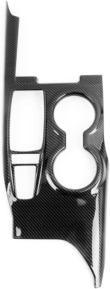 Kadore Console Panel Cup Holder Trim Gear Shift Cover for Toyota Camry LE SE TRD SE 2019 2020 2021 2022 2023 2024 Interior Carbon Fiber Style LHD 1pc (Without Seat Heater Switch) (No seat heating location)