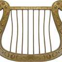Angel Harp Plastic Halloween Costume Accessory