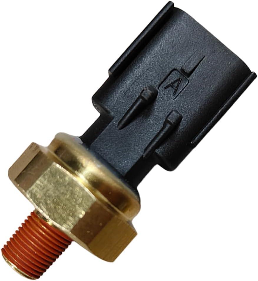 Engine Oil Pressure Sensor Sender Switch, Transmission Oil Sending Unit Socket Replace OEM #5149064AA, 5149062AA, 56028807AB, Fit for Chrysler, Dodge, Ram (Black)